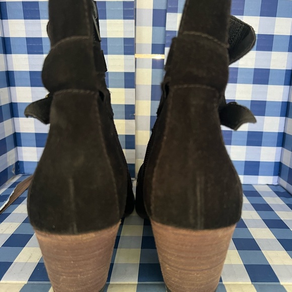 Sundance Black Suede Women’s Ankle Boots EUC Size 39 (US 8 to 8.5) - Picture 8 of 8